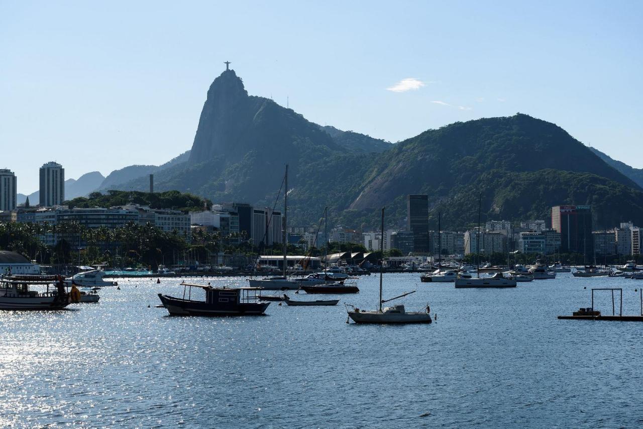 2 Quartos Na Urca Com Vista Para Baia De Guanabara A 700M Pao De Acucar Com Cozinha Completa E Wi-Fi - Bares, Restaurantes E Comercio Local A Poucos Metros Рио де Жанейро Екстериор снимка