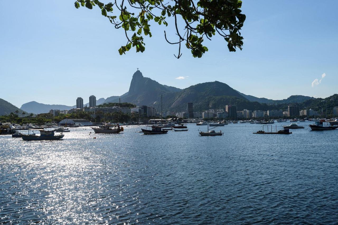 2 Quartos Na Urca Com Vista Para Baia De Guanabara A 700M Pao De Acucar Com Cozinha Completa E Wi-Fi - Bares, Restaurantes E Comercio Local A Poucos Metros Рио де Жанейро Екстериор снимка