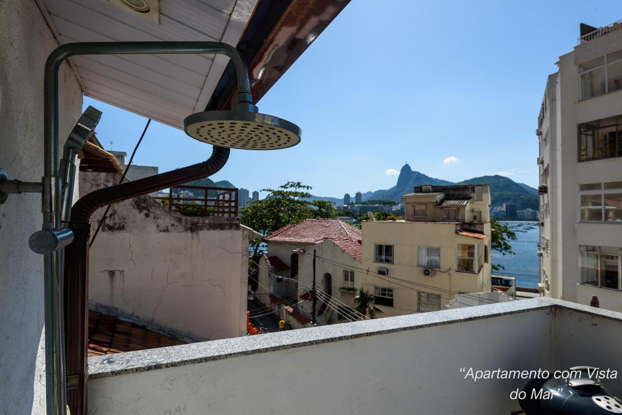 2 Quartos Na Urca Com Vista Para Baia De Guanabara A 700M Pao De Acucar Com Cozinha Completa E Wi-Fi - Bares, Restaurantes E Comercio Local A Poucos Metros Рио де Жанейро Екстериор снимка