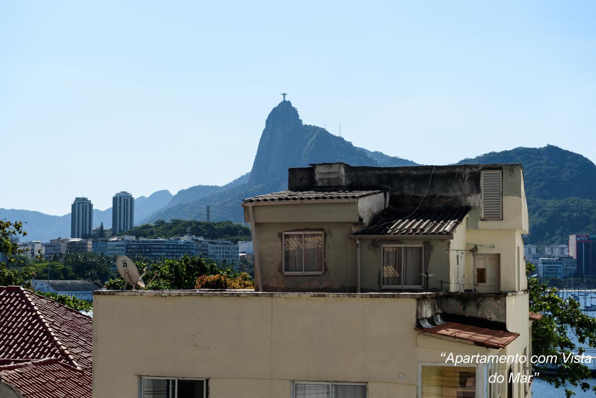 2 Quartos Na Urca Com Vista Para Baia De Guanabara A 700M Pao De Acucar Com Cozinha Completa E Wi-Fi - Bares, Restaurantes E Comercio Local A Poucos Metros Рио де Жанейро Екстериор снимка